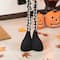 Glitzhome® 38" Lighted Halloween Fabric Ghost Standing Décor with Timer